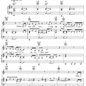 John Hiatt Can Love Stand The Test Musik Noten - Piano, Vocal & Guitar Chords - 21318-0