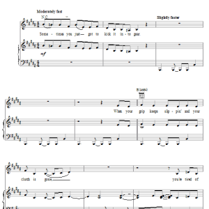 John Hiatt Kick It Into Gear Musik Noten - Piano, Vocal & Guitar Chords - 21321-0