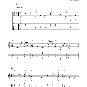 John Hill Minuet Musik Noten - Solo Guitar - 170164-0