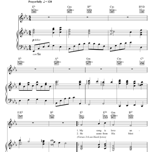John Ireland My Song Is Love Unknown Musik Noten - Piano, Vocal & Guitar Chords - 107415-0