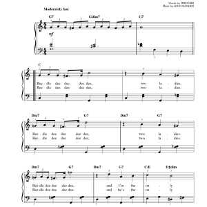John Kander Two Ladies Musik Noten - Easy Piano - 170440-0