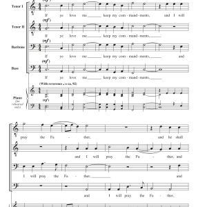 John Leavitt If Ye Love Me Musik Noten - TTBB Choir - 163587-0
