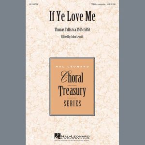 John Leavitt If Ye Love Me Musik Noten - TTBB Choir - 163587-thumbnail