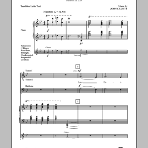 John Leavitt Laus Deo! Musik Noten - TTBB Choir - 154988-0