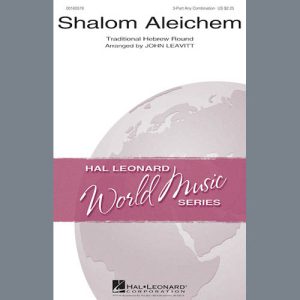 John Leavitt Shalom Aleichem Musik Noten - 3-Part Mixed Choir - 173942-thumbnail