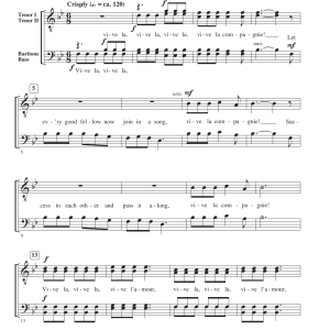 John Leavitt Vive La Compagnie! Musik Noten - TTBB Choir - 164471-0
