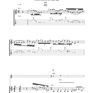 John Lee Hooker Trick Bag (Shopping For My Tombstone) Musik Noten - Guitar Tab - 38398-0