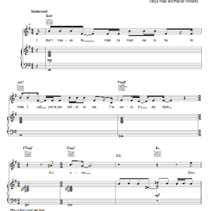 John Legend It's Over Musik Noten - Piano, Vocal & Guitar Chords - 69740-0