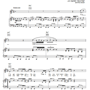 John Legend Let's Get Lifted Musik Noten - Piano, Vocal & Guitar Chords - 51065-0