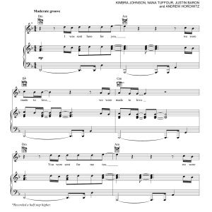 John Legend Made To Love Musik Noten - Piano, Vocal & Guitar Chords - 155917-0
