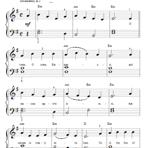 John M. Neale O Come, O Come Immanuel (arr. Phillip Keveren) Musik Noten - Big Note Piano - 58463-0