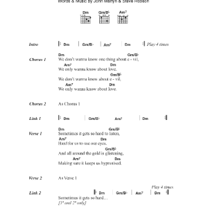 John Martyn Love And Evil Musik Noten - Guitar Chords/Lyrics - 40525-0