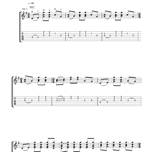 John Martyn Over The Hill Musik Noten - Guitar Tab - 38320-0