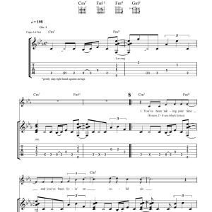 John Martyn Solid Air Musik Noten - Guitar Tab - 38527-0