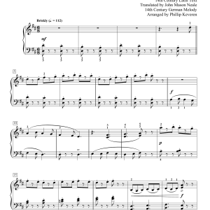 John Mason Neale Good Christian Men, Rejoice (arr. Phillip Keveren) Musik Noten - Piano Solo - 158891-0