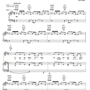 John Mayer Do You Know Me Musik Noten - Piano, Vocal & Guitar Chords - 74006-0