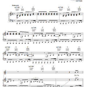 John Mayer I Don't Trust Myself (With Loving You) Musik Noten - Guitar Tab - 58354-0