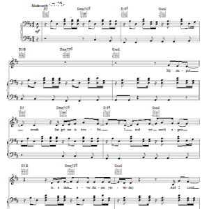 John Mayer My Stupid Mouth Musik Noten - Piano, Vocal & Guitar Chords - 23576-0