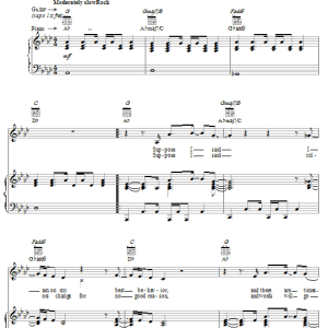 John Mayer Not Myself Musik Noten - Piano, Vocal & Guitar Chords - 23579-0