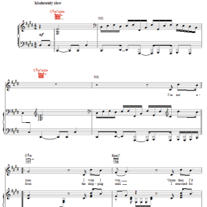 John Mayer Something's Missing Musik Noten - Piano, Vocal & Guitar Chords - 26563-0