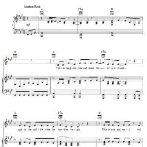 John Mellencamp Hand To Hold On To Musik Noten - Piano, Vocal & Guitar Chords - 20668-0