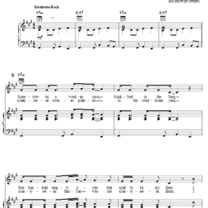 John Mellencamp Rain On The Scarecrow Musik Noten - Piano, Vocal & Guitar Chords - 20682-0
