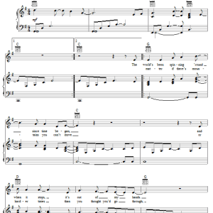 John Michael Montgomery Long As I Live Musik Noten - Piano, Vocal & Guitar Chords - 29737-0