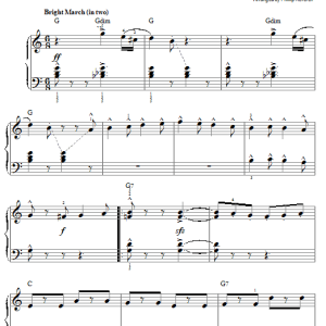 John Philip Sousa Semper Fidelis (arr. Phillip Keveren) Musik Noten - Easy Piano - 50070-0