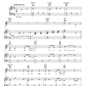 John Pizzarelli Da Vinci's Eyes Musik Noten - Piano, Vocal & Guitar Chords - 93466-0