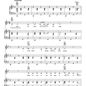 John Pizzarelli I Tried Too Hard For Too Long Musik Noten - Piano, Vocal & Guitar Chords - 93456-0