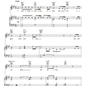 John Pizzarelli River Is Blue Musik Noten - Piano, Vocal & Guitar Chords - 93463-0