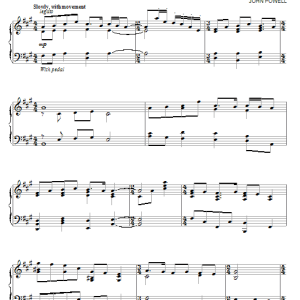John Powell Las Vegas Musik Noten - Piano Solo - 68029-0