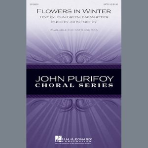 John Purifoy Flowers In Winter Musik Noten - SATB Choir - 174987-thumbnail
