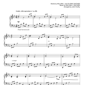 John Purifoy There's Something About That Name Musik Noten - Piano Solo - 162001-0