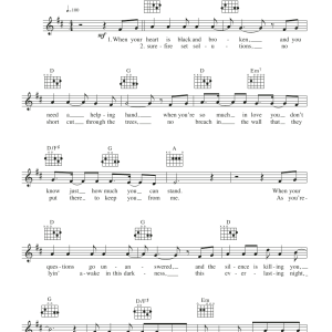 John Squire Ten Storey Love Song Musik Noten - Lead Sheet / Fake Book - 115487-0