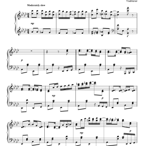 John T. McFarland Away In A Manger [Ragtime version] Musik Noten - Piano Solo - 91498-0