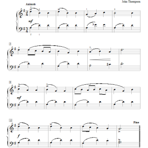 John Thompson Dutch Dance Musik Noten - Educational Piano - 95160-0