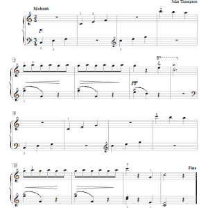 John Thompson Forest Dawn Musik Noten - Educational Piano - 95165-0