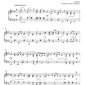 John Thompson I Want To Be Ready (Walk In Jerusalem, Jus' Like John) Musik Noten - Educational Piano - 157968-0