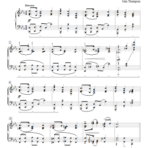 John Thompson Lofty Peaks Musik Noten - Educational Piano - 95147-0
