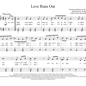 John Thompson Love Runs Out Musik Noten - Educational Piano - 157956-0