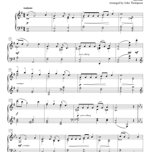 John Thompson Swing Low, Sweet Chariot Musik Noten - Educational Piano - 158082-0