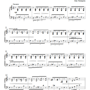 John Thompson The Juggler Musik Noten - Educational Piano - 95146-0