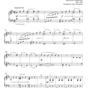 John Thompson Waltz Of The Flowers (arr. John Thompson) Musik Noten - Educational Piano - 160267-0
