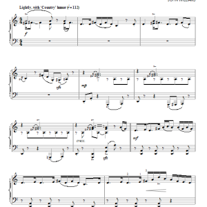 John Williams Getting Out The Vote Musik Noten - Piano Solo - 95499-0