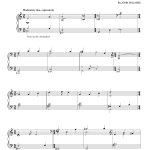 John Williams There Was A Boy Musik Noten - Piano Solo - 174742-0