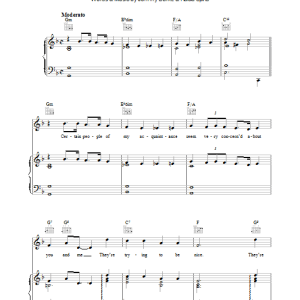 Johnny Burke My Very Good Friend The Milkman Musik Noten - Piano, Vocal & Guitar Chords - 37053-0