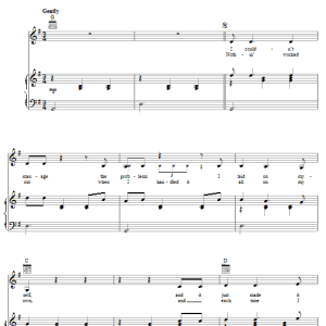 Johnny Cash I Came To Believe Musik Noten - Piano, Vocal & Guitar Chords - 56949-0