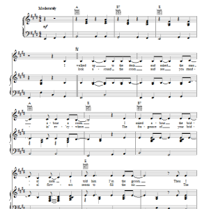 Johnny Cash Second Honeymoon Musik Noten - Piano, Vocal & Guitar Chords - 86089-0