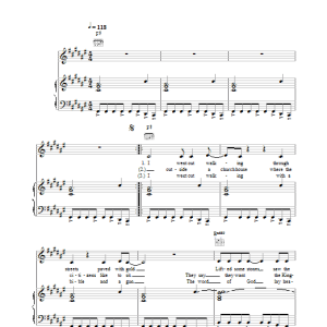 Johnny Cash The Wanderer Musik Noten - Piano, Vocal & Guitar Chords - 25196-0